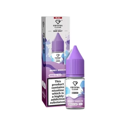 Crystal Clear Bar Salts Berry Breeze Nic Salt Vape Juice - 20mg