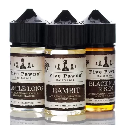 Five Pawns E-Liquid – No Nicotine Vape Juice – 60ml - Vapejuice