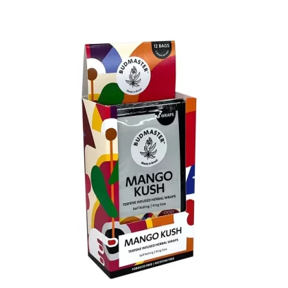 Budmaster Wraps Mango Kush - Product#Mango Kush~Packaging#12 Packs of 5 (60ct)>Single Pack of 5 (6261C5)