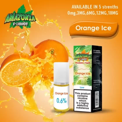 Orange Ice 50/50 E-Liquid 10ml By Amazonia