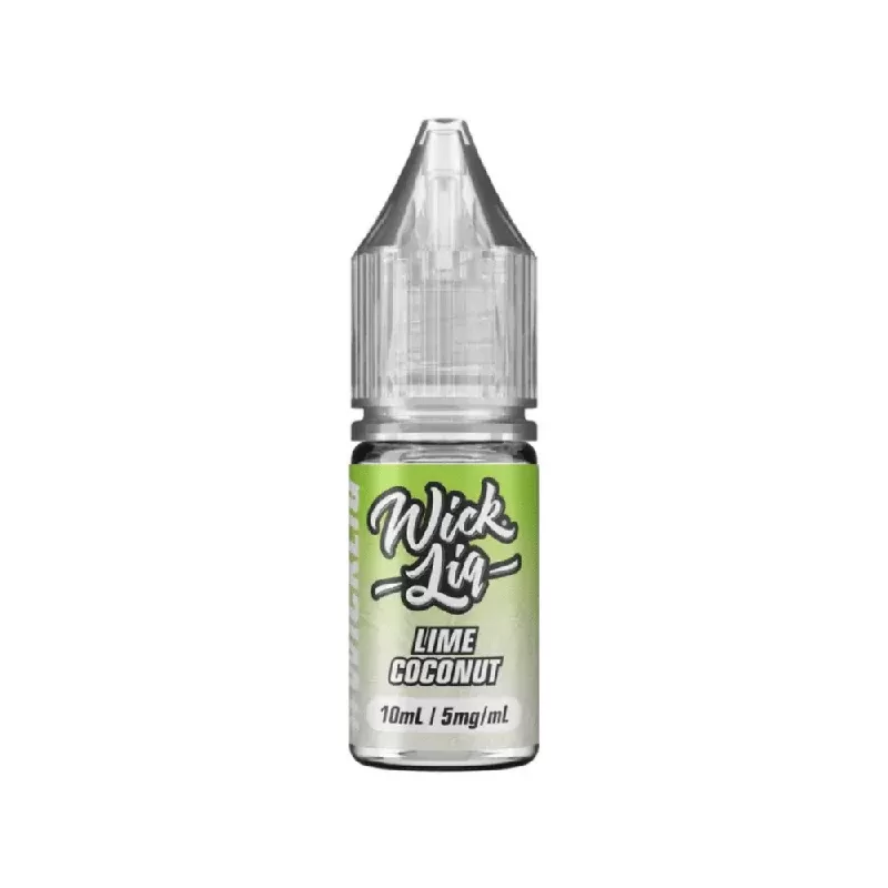 Wick Liq Bar Salt Lime Coconut Nic Salt E-Liquid - Nicotine Strength#20mg>10mg>5mg (B787FE)