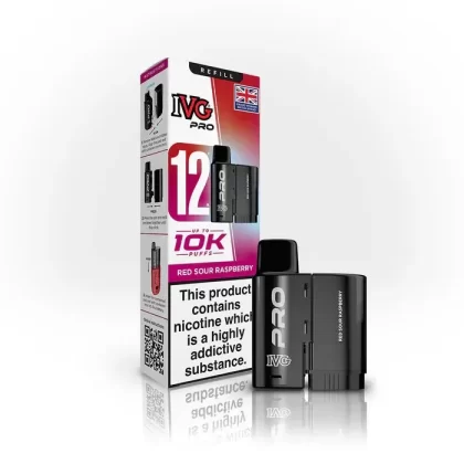 IVG Pro Red Sour Raspberry Refill - Ecigpremium
