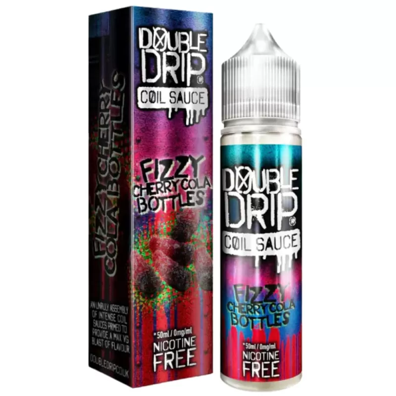 Fizzy Cherry Cola Bottles Shortfill E-Liquid by Double Drip (50ml) - 0mg