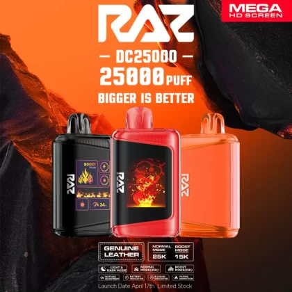 RAZ LTX 25K Puff Disposable Device – 25000 Puffs - Iced Blue Dragon