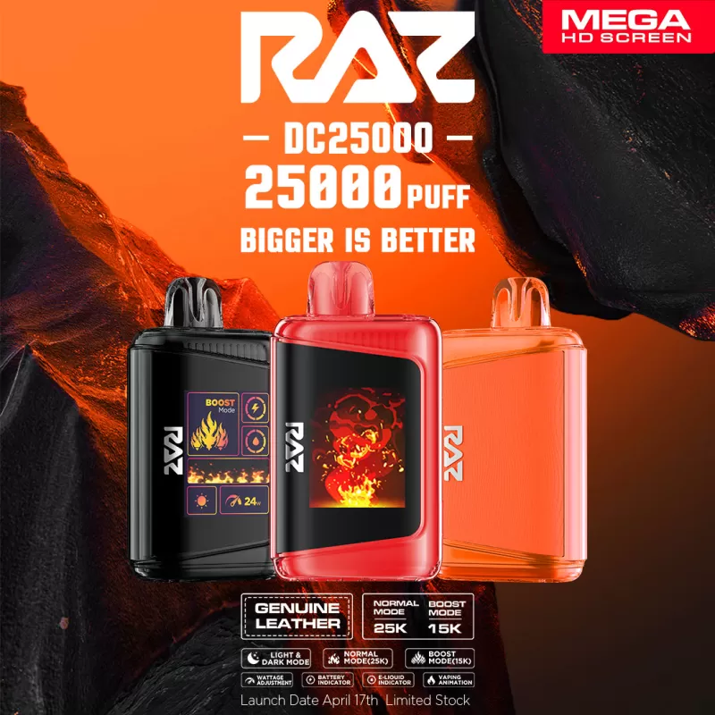 RAZ LTX 25K Puff Disposable Device – 25000 Puffs - Iced Blue Dragon
