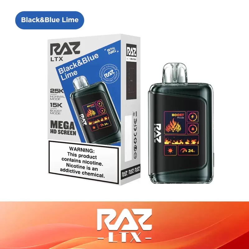 RAZ LTX 25K Puff Disposable Device – 25000 Puffs - Iced Blue Dragon - Image 3