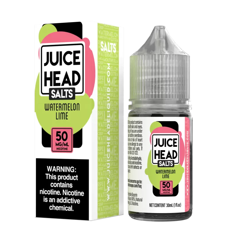 Juice Head Salts - Watermelon Lime - 30ML E-Liquid - 50MG