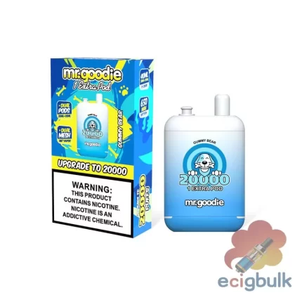 Mr.Goodie 20k Disposable Vape: 20,000 Puffs Dual Pod & 12 Flavors