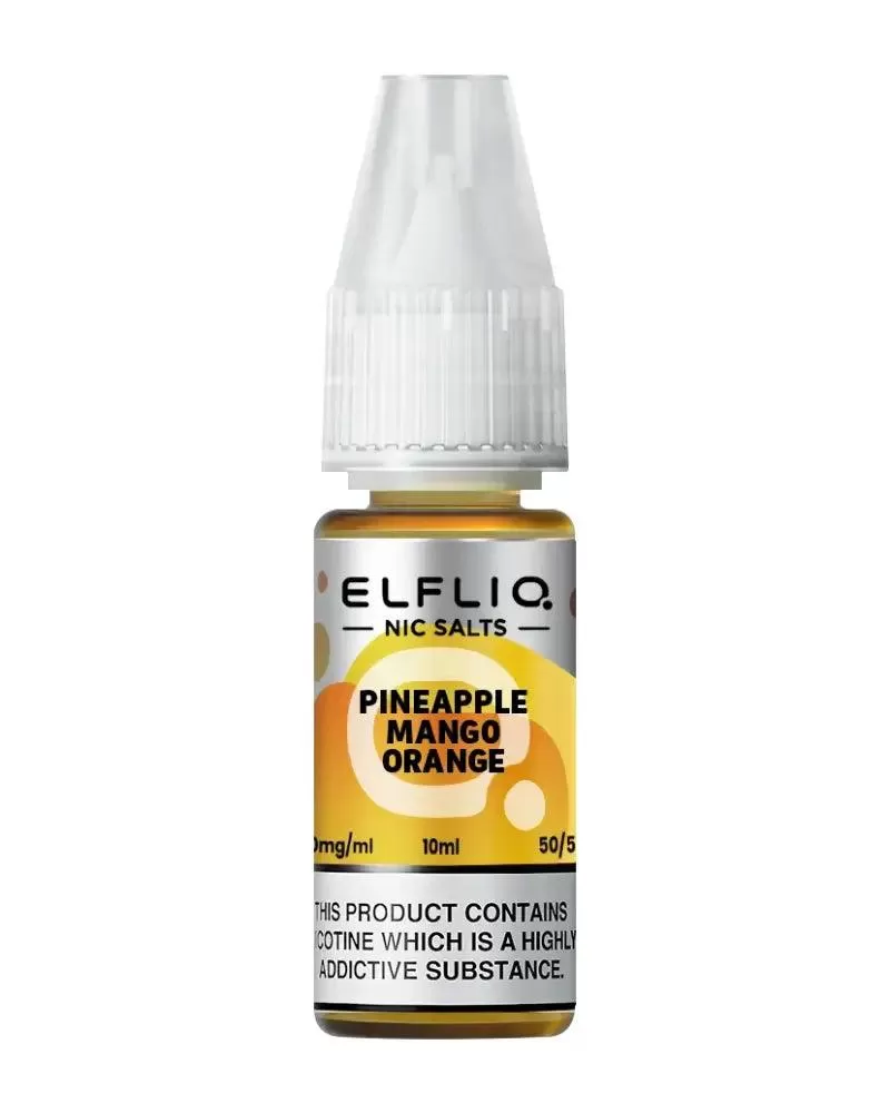 Elf Bar Elfliq Pineapple Mango Orange Nic Salt Vape Juice - Strength 20mg