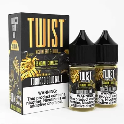 Twist E-Liquids Tobacco Gold No.1 60ml Salt E-Juice