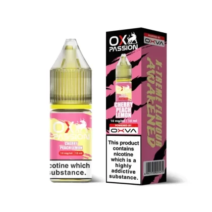 Ox Passion Cherry Peach Lemon Nic Salts By Oxva