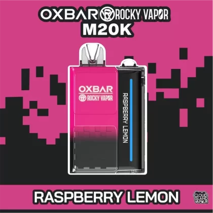 Rocky Vapor Oxbar M20K Disposable Vape – Raspberry Lemon