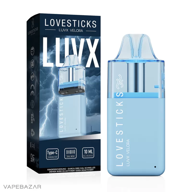 Lovestick LUVX VELORA – Pod Kit – Blue - Image 3