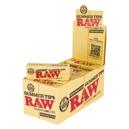 (TIP) RAW PERFORATED GUMMED TIPS – 24CT