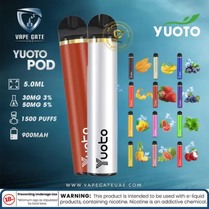 Yuoto Disposable Pod Device (30mg) - Blueberry