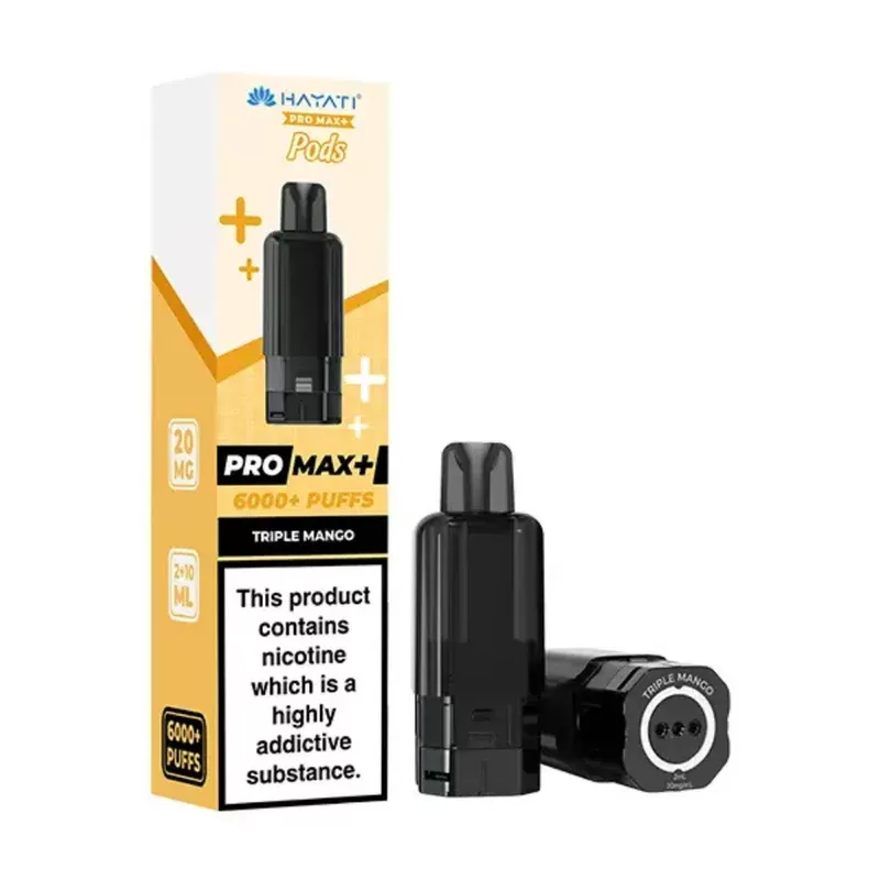 Hayati Pro Max Plus 6000 Prefilled Pod Triple Mango - Ecigpremium