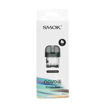 Smok Novo 4 Replacement Pods 3 Pack - Colour#Black>Clear
