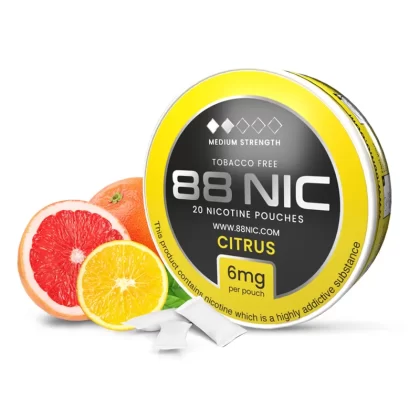 88 Nic Citrus Nicotine Pouches - Super High / 18mg
