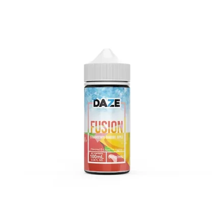 Strawberry Banana Apple Iced by 7Daze Fusion 100mL - 0MG