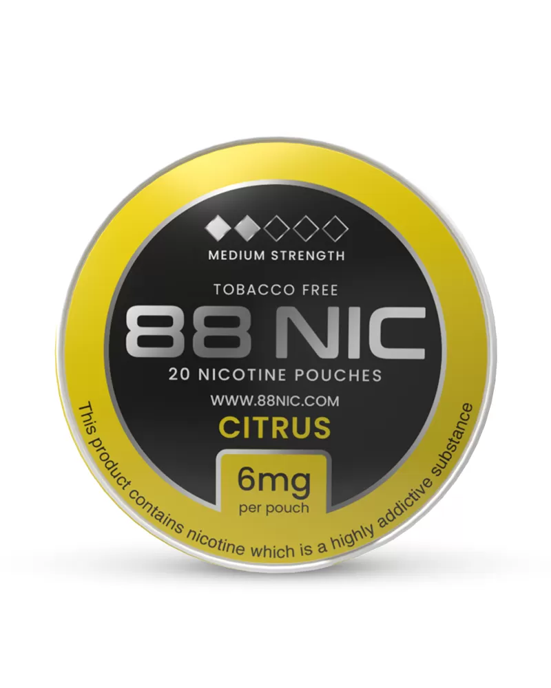88 Nic Citrus Nicotine Pouches - Super High / 18mg - Image 3