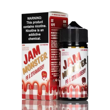 PB & Jam Monster - Strawberry - 100mL - 6mg