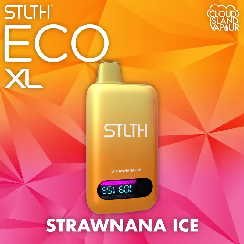 STLTH ECO XL Disposable Vape – Strawnana Ice