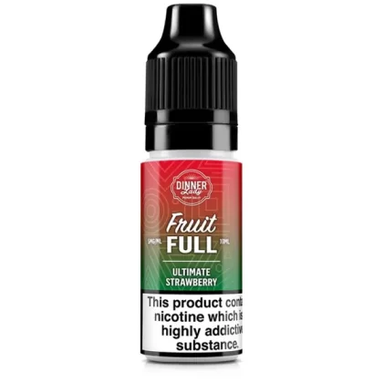 Ultimate Strawberry Fruit FULL Nic Salt E-Liquid by Dinner Lady