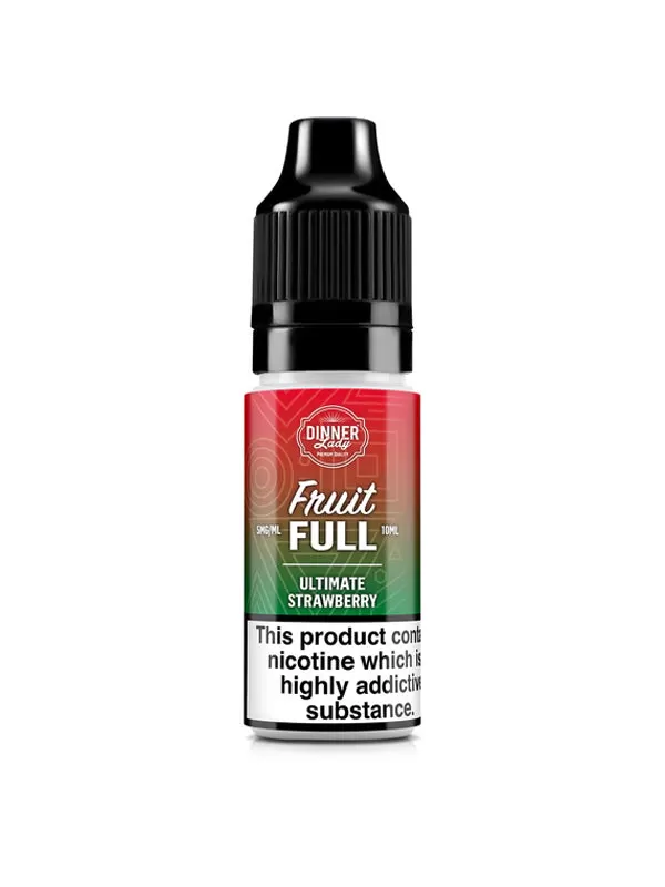 Ultimate Strawberry Fruit FULL Nic Salt E-Liquid by Dinner Lady