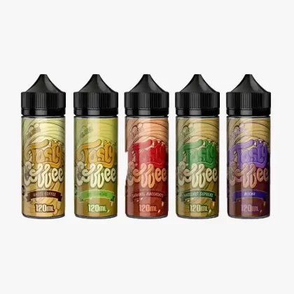 Tasty Fruity Coffee E-Liquid Shortfills 100ml - White Coffee