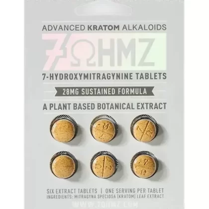 7OHMZ 7-Hydroxymitragynine Tablets 28mg Sustained Formula 6ct