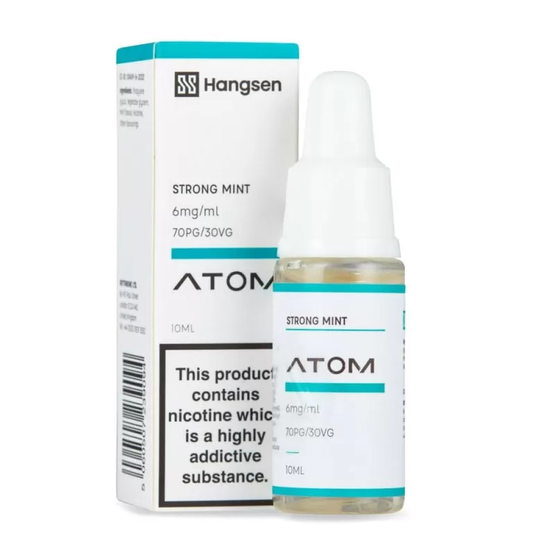 Strong Mint E-Liquid Atom Series by Hangsen (10ml) - 12mg