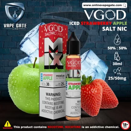VGOD Iced Strawberry Apple Salt Nic - 30ml - 25 mg