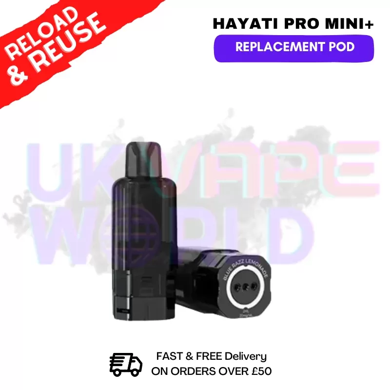 Hayati Pro Mini+ 1000 Puff REPLACEMENT PODS (2PK)
