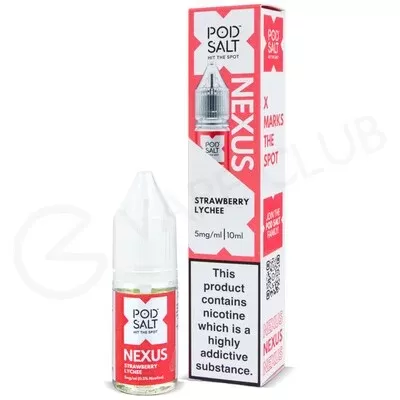 Strawberry Lychee Nic Salt E-Liquid by Pod Salt Nexus - Ecigpremium