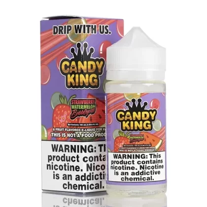 Strawberry Watermelon Bubblegum – Candy King – 100mL - Ecigpremium