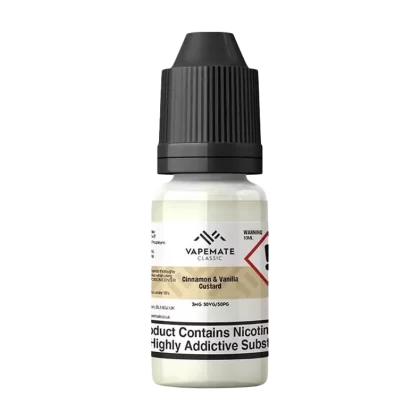 Vapemate Classic Cinnamon & Vanilla Custard 10ml - 18mg (Discontinued) - Vapeshop Co