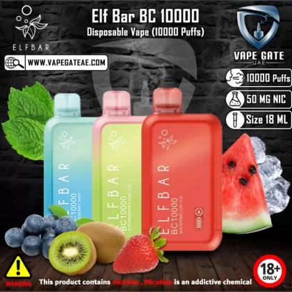 Elf Bar BC 10000 Puffs Disposable Pod Device - 50 mg / Blueberry Ice