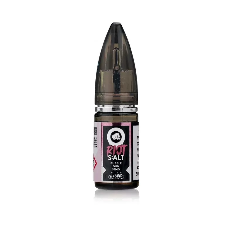 Riot Squad Nicotine Salt Bubblegun E-Liquid 10ml