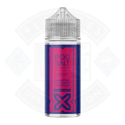 Pod Salt Nexus Blueberry Blackberry Lemonade 0mg 100ml Shortfill