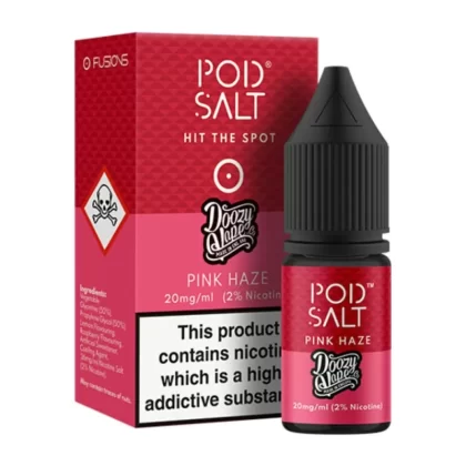 Pink Haze Nic Salt E-Liquid Fusion Series by Pod Salt (10ml) - Vapekit Co