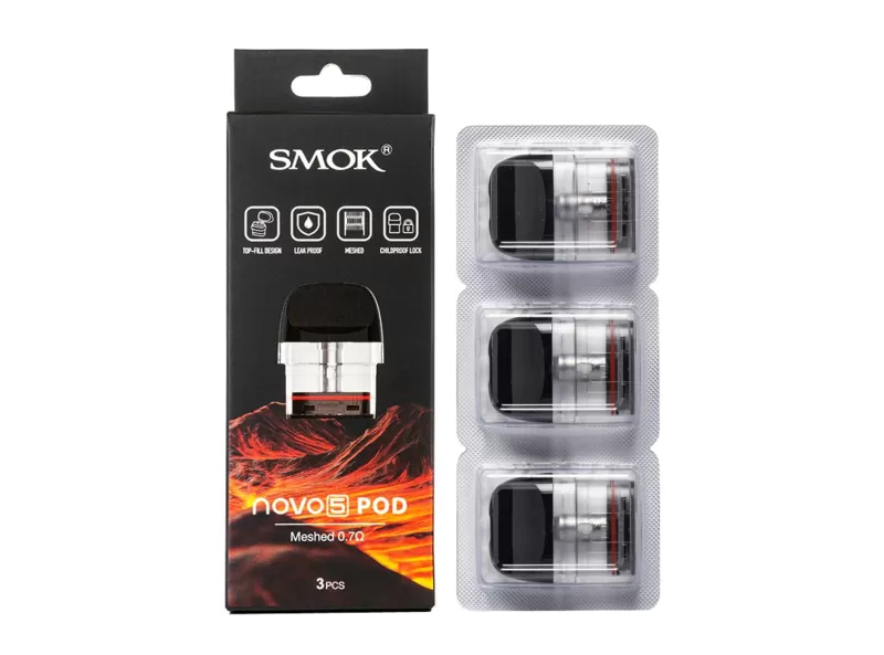 SMOK NOVO 5 Replacement Pod- 3 Count - Image 2