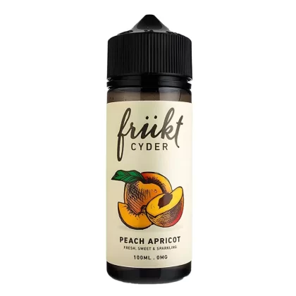 Frukt Cyder Peach Apricot Vape Juice 100ml - Add Nic Shot#0 Nic Shots>1 x 18mg Nic Shot>2 x 18mg Nic Shots