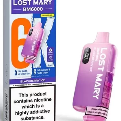 Lost Mary BM6000 Prefilled Pod KitBlackberry Ice