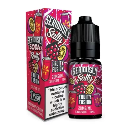 Fruity Fusion By Seriously Salty Sodas 10ml - Nicotine Strength#20mg (Salt)>10mg (Salt) (6A967B)