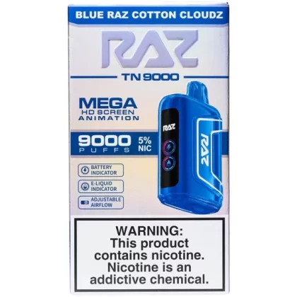 Blue Raz Cotton Cloudz