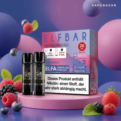 ELFBAR ELFA Pods Mix Berries 20mg – 2er Pack - Elf Bar / Beeren Mix