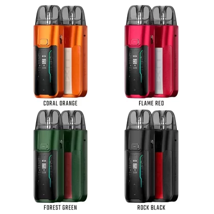 Vaporesso Luxe XR Max Pod Mod Kit Leather Edition 80W (2800mAh) - Apple Green, Black