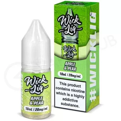 Apple & Pear Nic Salt E-Liquid by Wick Liq Bar Juice