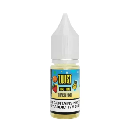 Twist Tropical Punch Saltnic Vape Juice - 10 Pack - Strength 10mg