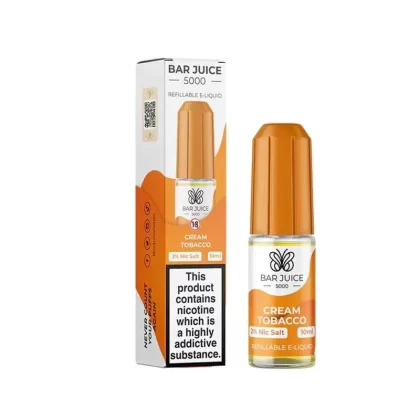 Cream Tobacco Bar Juice 5000 10ml Nic Salt E liquid